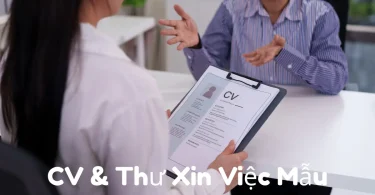 cv & thư xin việc mẫu