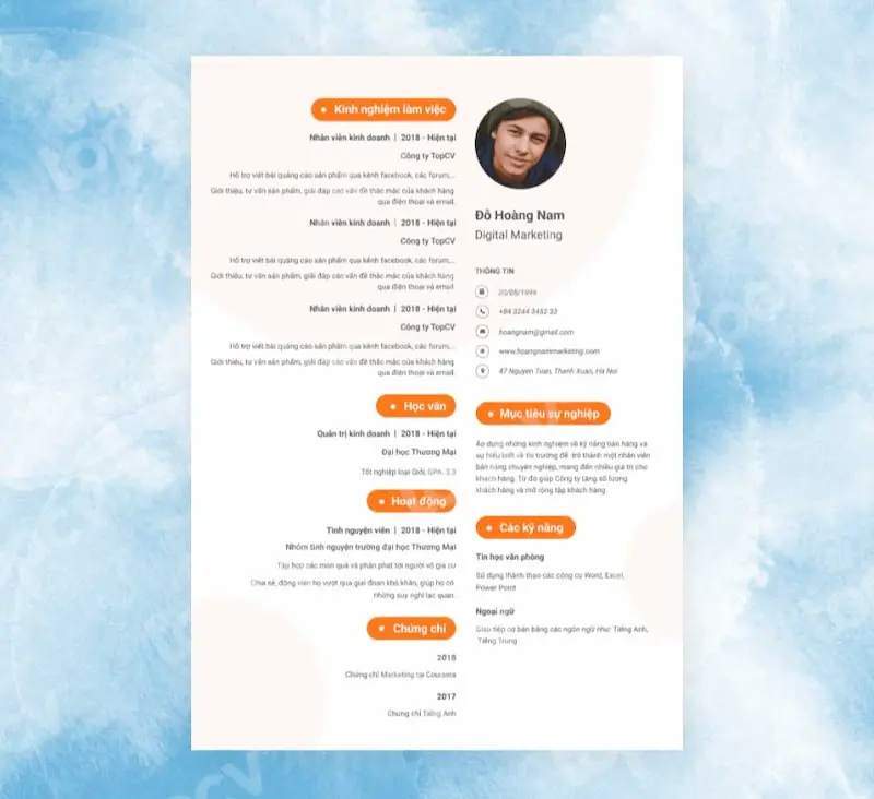 cv & thư xin việc mẫu là gì
