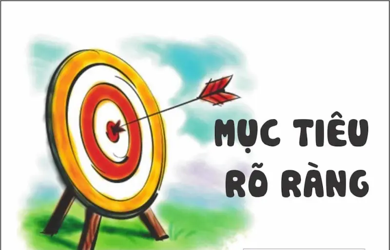 xác định mục tiêu học rõ ràng